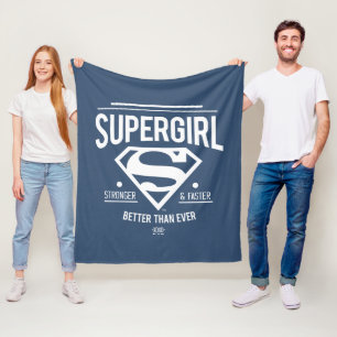 Supergirl besser als je zuvor Retro Graphic Fleecedecke