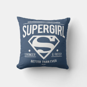 Supergirl besser als je zuvor Retro Graphic Kissen