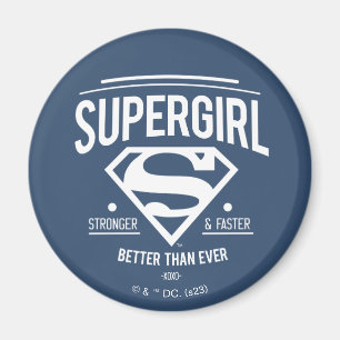 Supergirl besser als je zuvor Retro Graphic Magnet