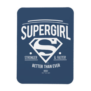 Supergirl besser als je zuvor Retro Graphic Magnet