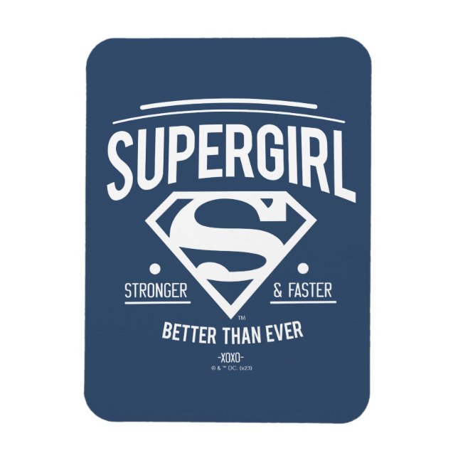 Supergirl besser als je zuvor Retro Graphic Magnet (Vertikal)