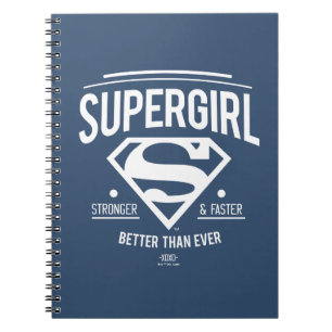 Supergirl besser als je zuvor Retro Graphic Notizblock