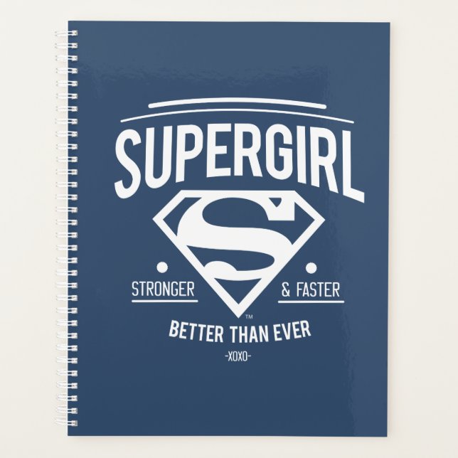 Supergirl besser als je zuvor Retro Graphic Planer (Vorderseite)
