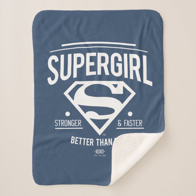 Supergirl besser als je zuvor Retro Graphic Sherpadecke (Vorderseite)