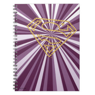 Supergirl bestickt S-Shield Notizblock