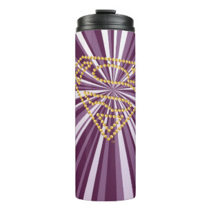 Supergirl bestickt S-Shield Thermosbecher