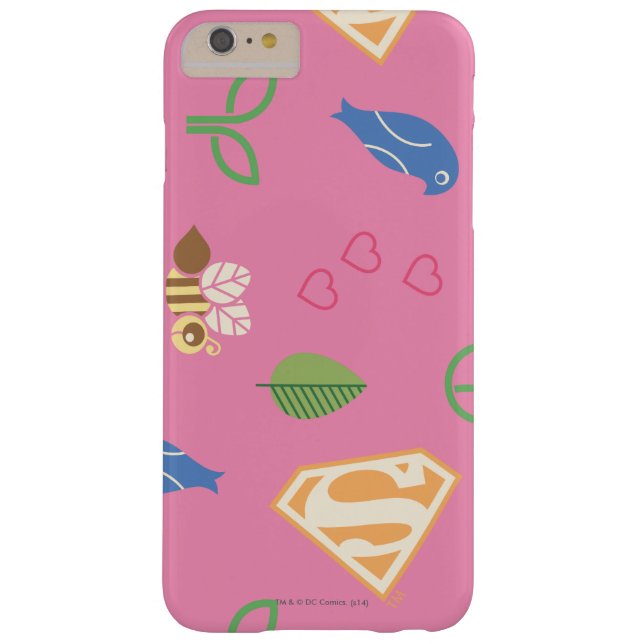 Supergirl Birds & Bees Pink Case-Mate iPhone Hülle (Rückseite)