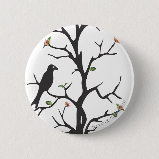 Supergirl Birds in the Tree Button (Vorderseite)