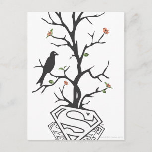 Supergirl Birds in the Tree Postkarte