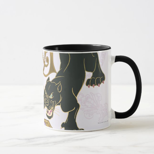 Supergirl Black Panther Tasse (Rechts)