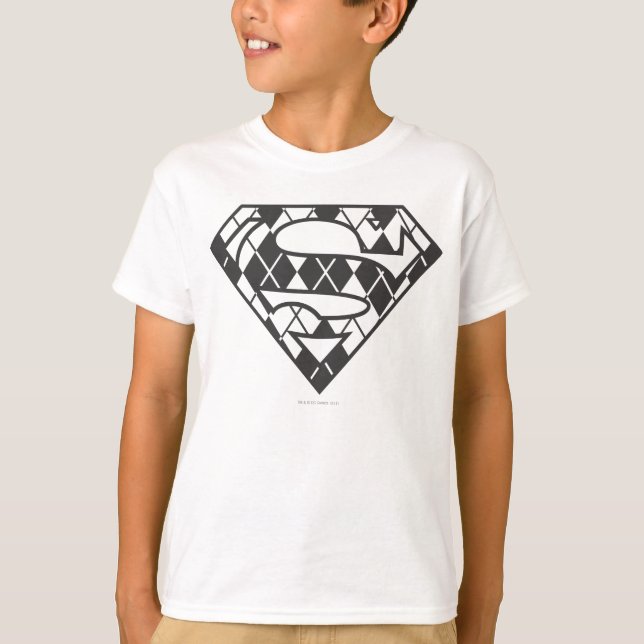 Supergirl Black Raute Logo T-Shirt (Vorderseite)