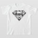 Supergirl Black Raute Logo T-Shirt (Laydown)