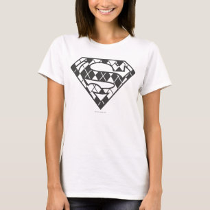 Supergirl Black Raute Logo T-Shirt