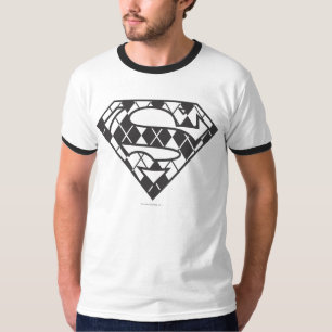 Supergirl Black Raute Logo T-Shirt
