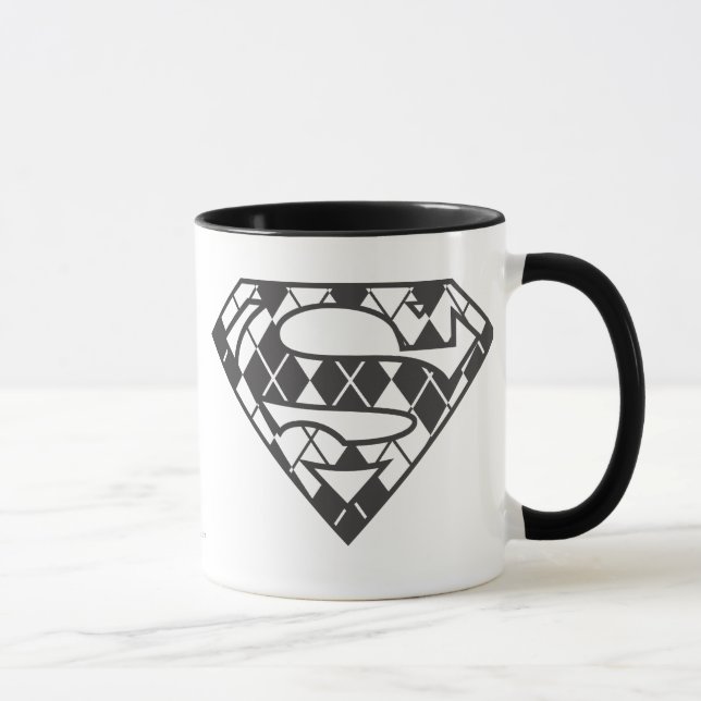 Supergirl Black Raute Logo Tasse (Rechts)