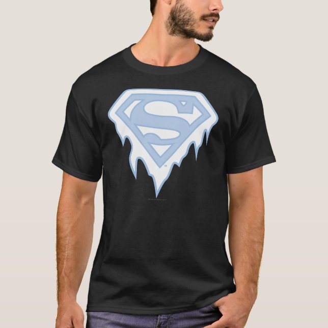 Supergirl Blau-Logo T-Shirt (Vorderseite)
