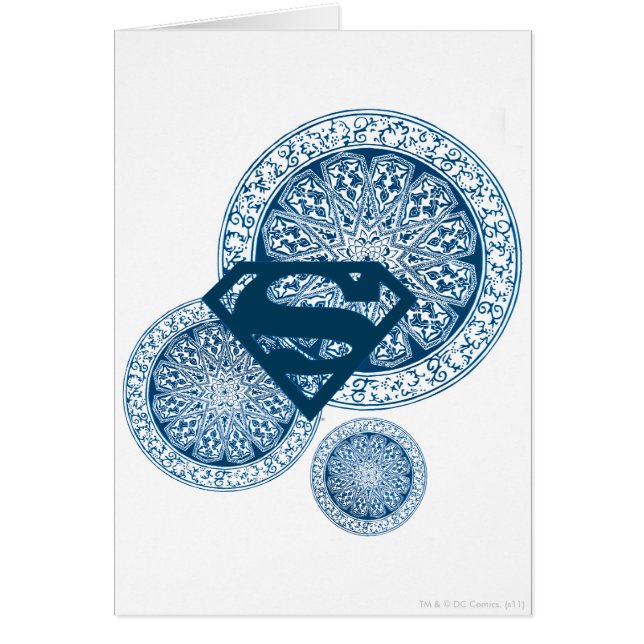 Supergirl Blue Circle Design (Vorne)