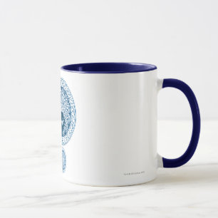 Supergirl Blue Circle Design Tasse