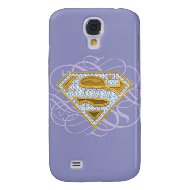 Supergirl Blue Jewels 2 Case-Mate Samsung Galaxy Hülle (Rückseite)