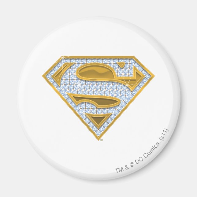 Supergirl Blue Jewels Magnet