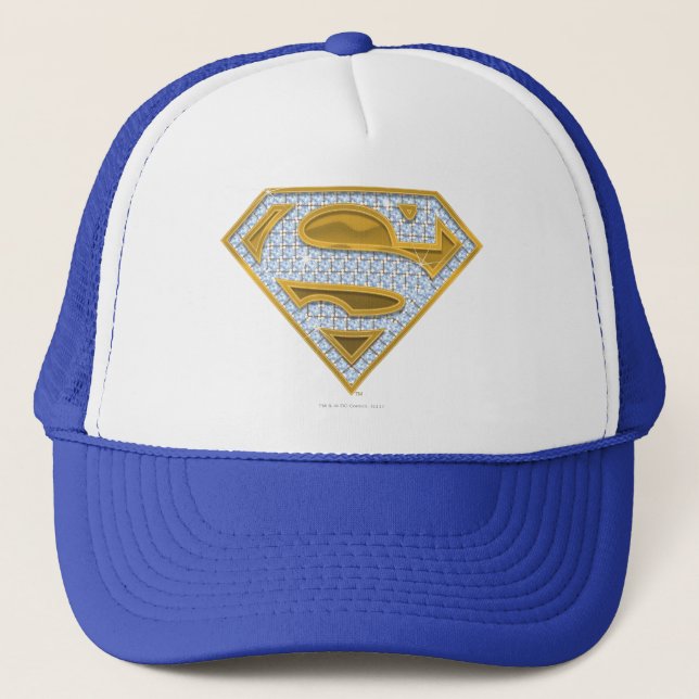 Supergirl Blue Jewels Truckerkappe (Vorderseite)