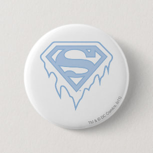 Supergirl Blue Logo Button