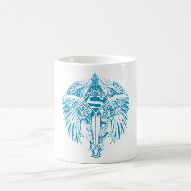 Supergirl Blue Wings Tasse (Mittel)