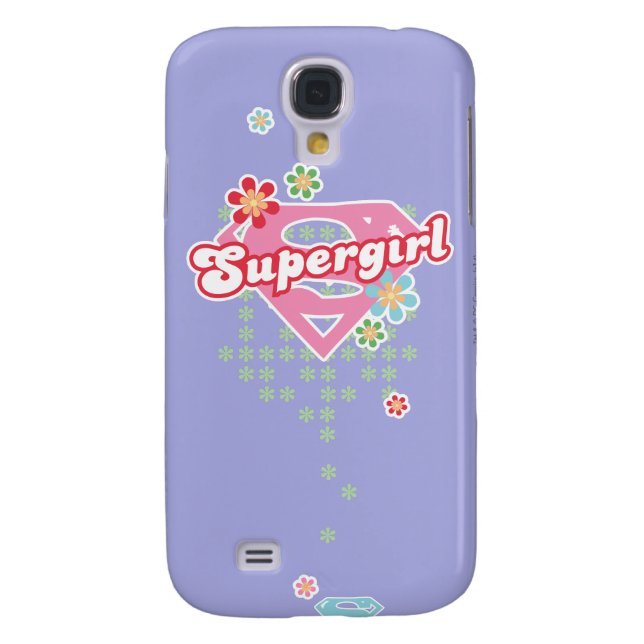 Supergirl Blume Madness Case-Mate Samsung Galaxy Hülle (Rückseite)