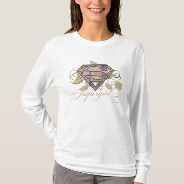 Supergirl-Blume T-Shirt (Vorderseite)