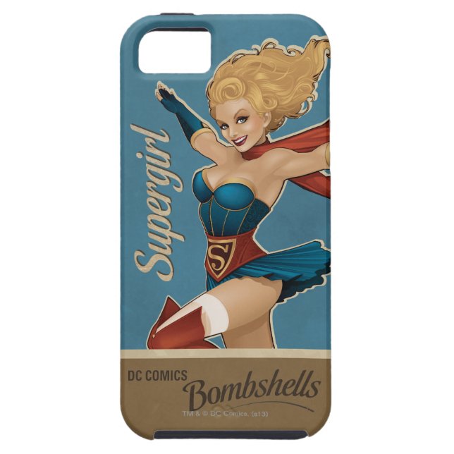 Supergirl Bombshell Case-Mate iPhone Hülle (Rückseite)