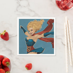 Supergirl Bombshell Serviette