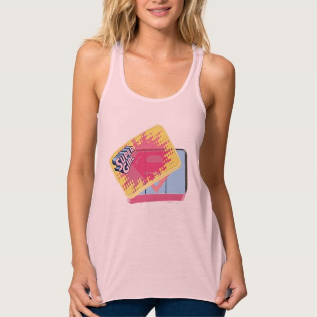 Supergirl-Box Tank Top (Vorderseite)