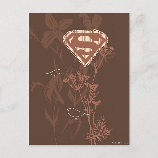 Supergirl Brown Bird Postkarte (Vorderseite)