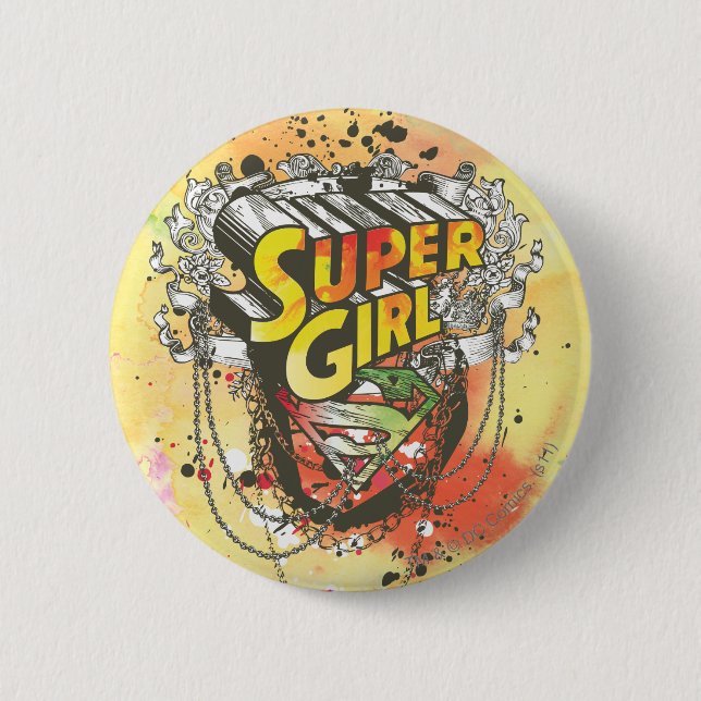 Supergirl Chains Button (Vorderseite)