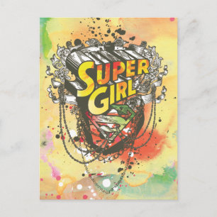 Supergirl Chains Postkarte