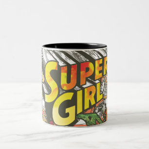 Supergirl Chains Zweifarbige Tasse