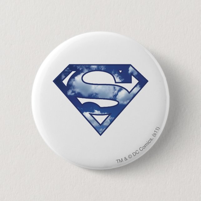 Supergirl Cloud Logo Button (Vorderseite)