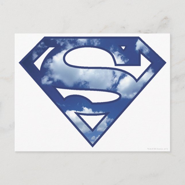 Supergirl Cloud Logo Postkarte (Vorderseite)