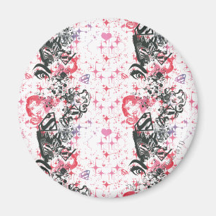 Supergirl Collage Pattern Magnet