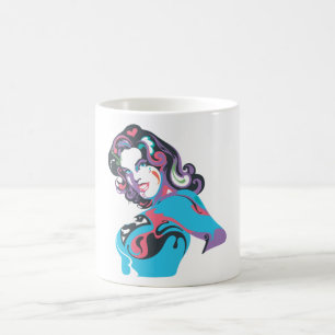 Supergirl Color Splash Pose 1 Tasse