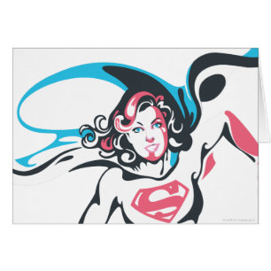 Supergirl Color Splash Pose 2