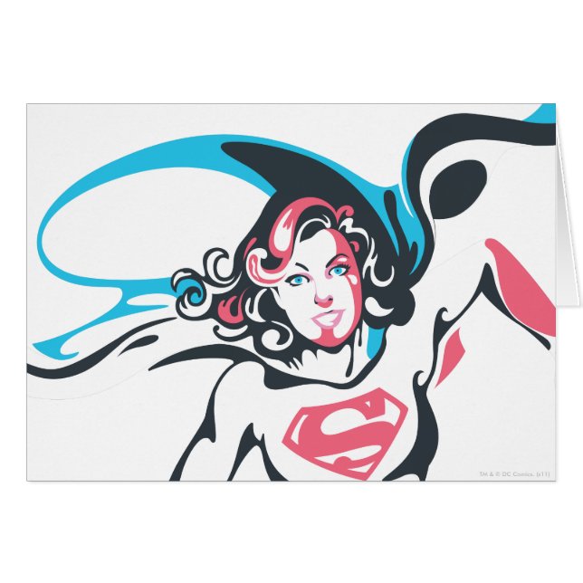 Supergirl Color Splash Pose 2 (Vorderseite (Horizontal))