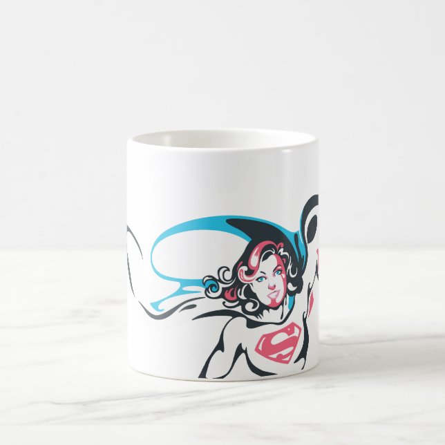 Supergirl Color Splash Pose 2 Tasse (Mittel)