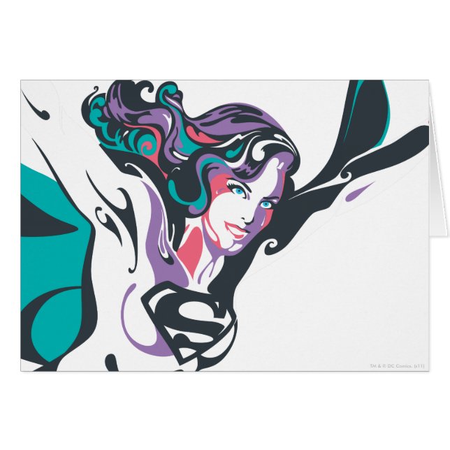 Supergirl Color Splash Pose 3 (Vorderseite (Horizontal))