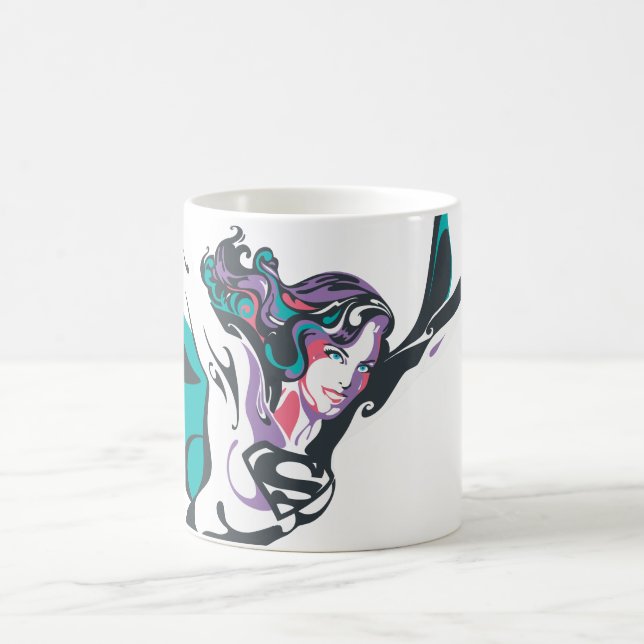 Supergirl Color Splash Pose 3 Tasse (Mittel)