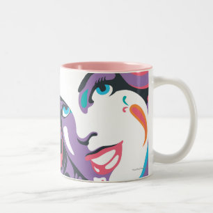 Supergirl Color Splash Swirls 4 Zweifarbige Tasse