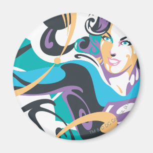 Supergirl Color Splash Wirbel 1 Magnet
