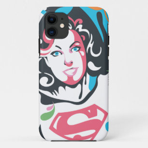 Supergirl Color Splash Wirbel 3 Case-Mate iPhone Hülle