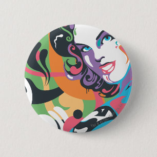 Supergirl Color Splash Wirbel 4 Button