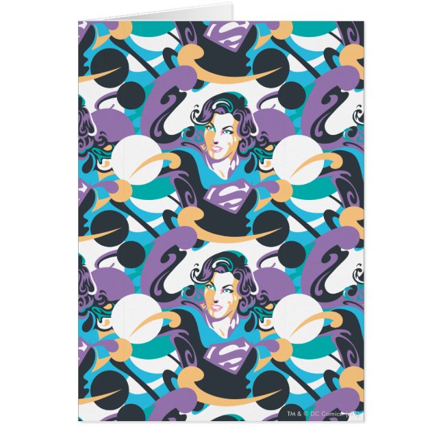 Supergirl Color Splash Wirbel Muster 5 (Vorne)